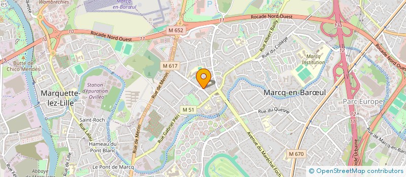 localisation de l'entreprise MONSIEUR MARCEL COGNEZ à MARCQ-EN-BARŒUL