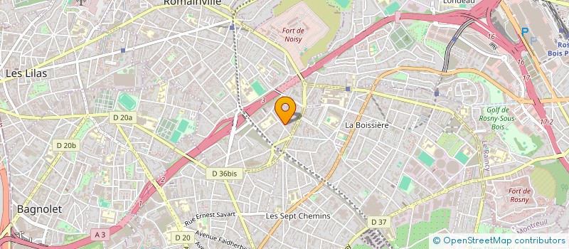 localisation de l'entreprise MONSIEUR MARCEL COHEN à ROMAINVILLE