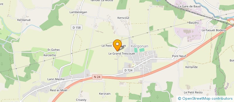 localisation de l'entreprise MONSIEUR MARCEL COHONNER  LANGUIDIC