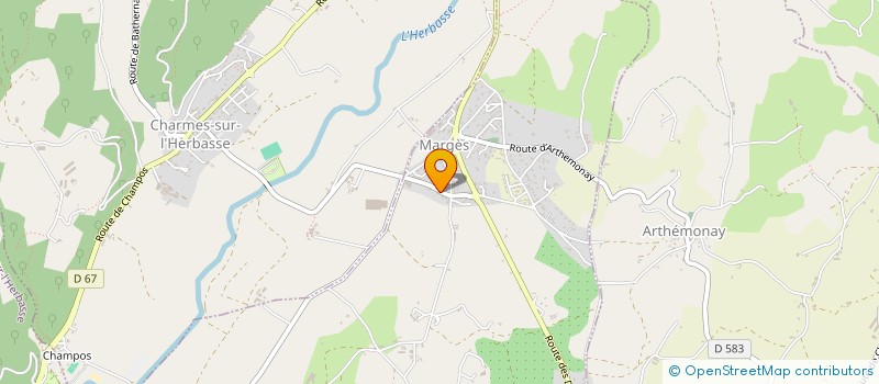 localisation de l'entreprise MONSIEUR MARCEL COIGNOUX  MARGES