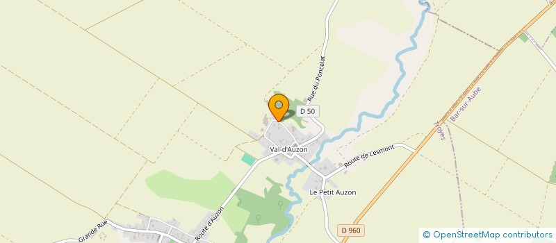 localisation de l'entreprise MONSIEUR MARCEL COLLET  VAL D'AUZON