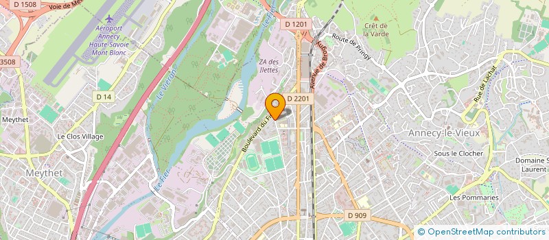 localisation de l'entreprise MONSIEUR MARCEL-COMLAN KPADENOU à ANNECY