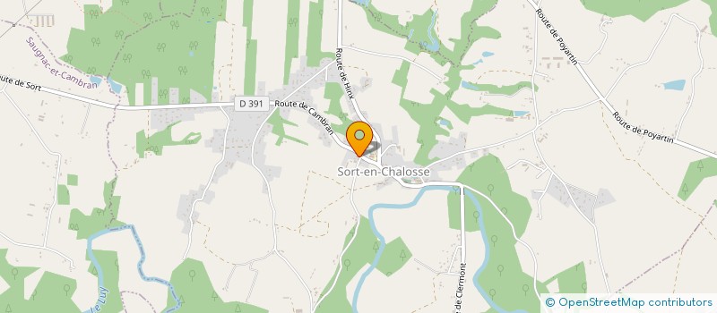 localisation de l'entreprise MONSIEUR MARCEL COMMARIEU  SORT-EN-CHALOSSE