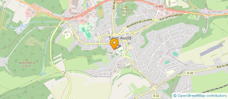 localisation de l'entreprise MONSIEUR MARCEL CONRAD à SAINT-AVOLD