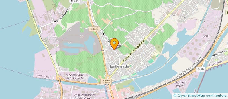 localisation de l'entreprise MONSIEUR MARCEL CONTI à FRONTIGNAN