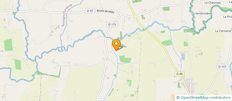 localisation de l'entreprise MONSIEUR MARCEL COQUEREL  ROMAGNY FONTENAY