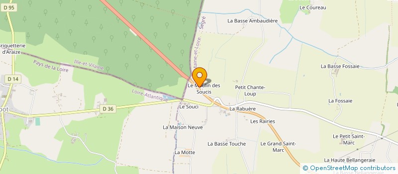 localisation de l'entreprise MONSIEUR MARCEL CORMY à OMBREE D'ANJOU