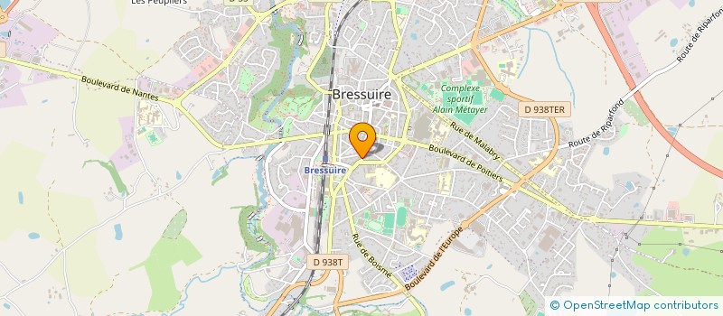 localisation de l'entreprise MONSIEUR MARCEL CORNUAULT  BRESSUIRE