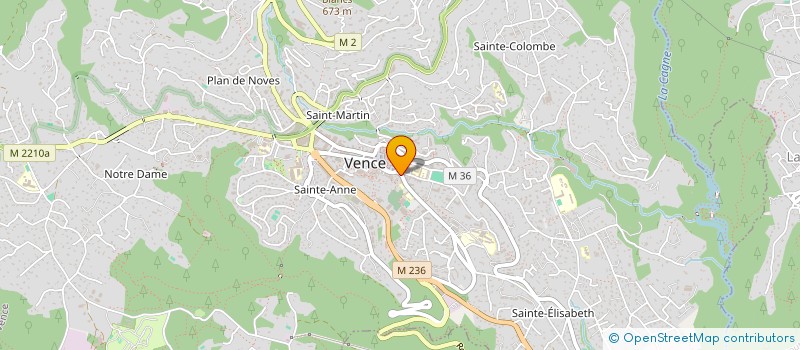 localisation de l'entreprise MONSIEUR MARCEL CORVEZ  VENCE