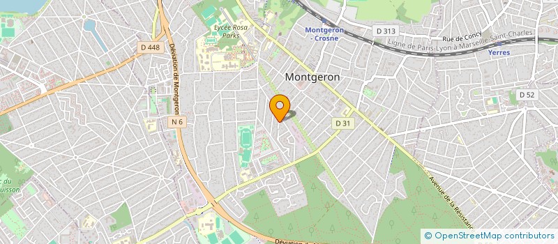 localisation de l'entreprise MONSIEUR MARCEL COTTIN à MONTGERON