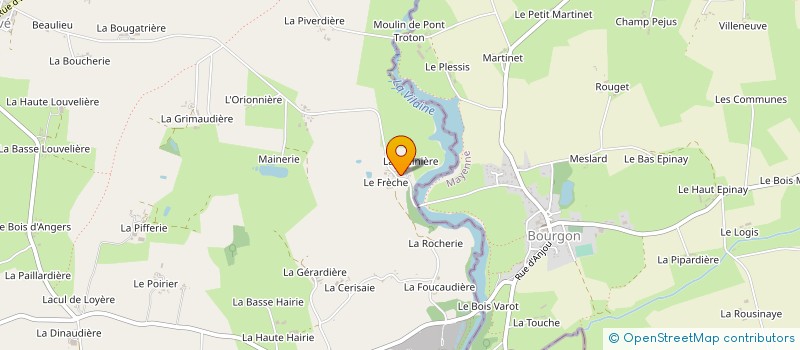 localisation de l'entreprise MONSIEUR MARCEL COURTAIS  SAINT-M'HERVE