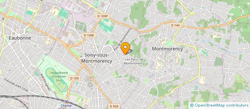 localisation de l'entreprise MONSIEUR MARCEL COURTEAUX à SOISY-SOUS-MONTMORENCY