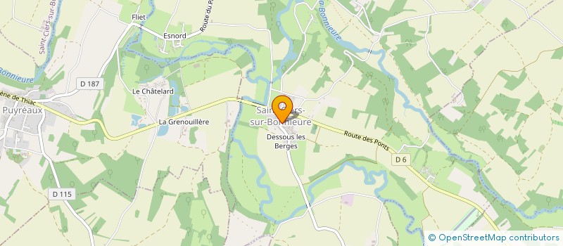 localisation de l'entreprise MONSIEUR MARCEL COUSSOT  VILLOGNON