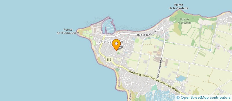 localisation de l'entreprise MONSIEUR MARCEL COUTELEAU à NOIRMOUTIER-EN-L'ILE