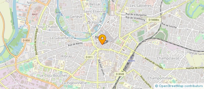 localisation de l'entreprise MONSIEUR MARCEL COUZIN à NIORT