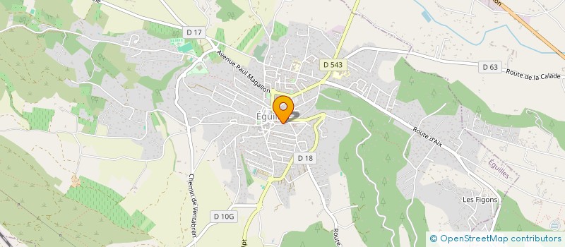 localisation de l'entreprise MONSIEUR MARCEL CREST à EGUILLES