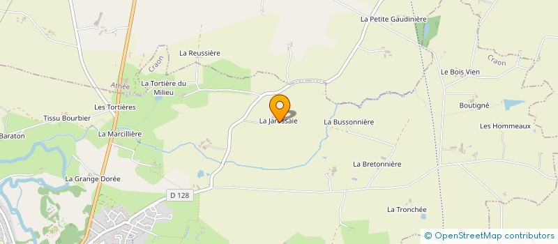 localisation de l'entreprise MONSIEUR MARCEL CROISSANT  CRAON