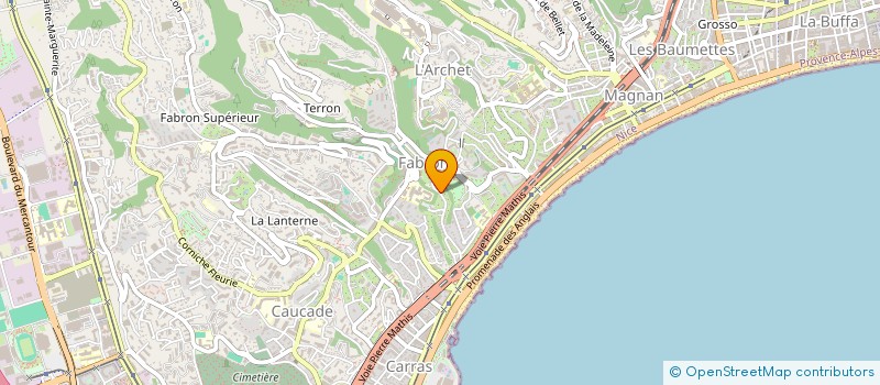 localisation de l'entreprise MONSIEUR MARCEL CULIOLI  NICE