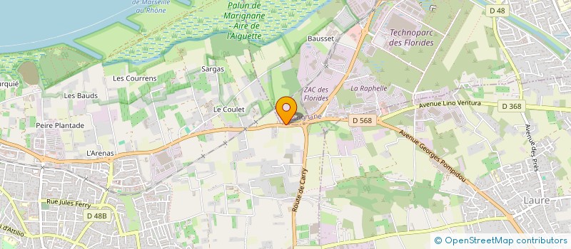 localisation de l'entreprise MONSIEUR MARCEL D'ARCO  CHATEAUNEUF-LES-MARTIGUES