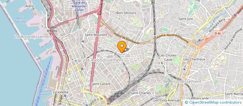 localisation de l'entreprise MONSIEUR MARCEL DAHAN à MARSEILLE