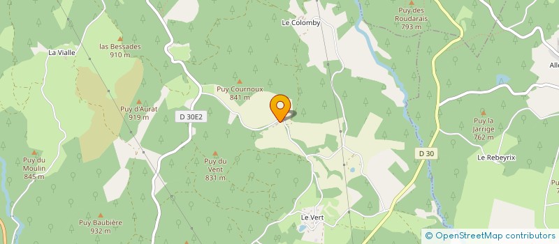 localisation de l'entreprise MONSIEUR MARCEL DANDALEIX  MEYMAC