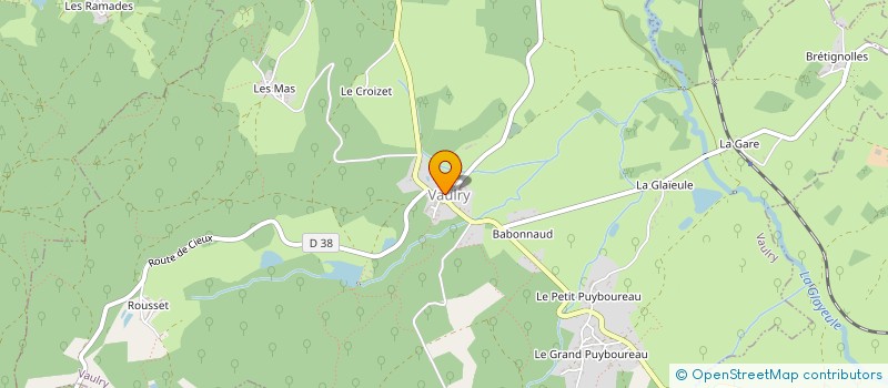 localisation de l'entreprise MONSIEUR MARCEL DANGLARD à SAINT-PARDOUX-LE-LAC