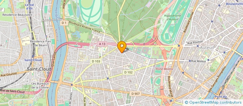 localisation de l'entreprise MONSIEUR MARCEL DARTOIS à BOULOGNE-BILLANCOURT