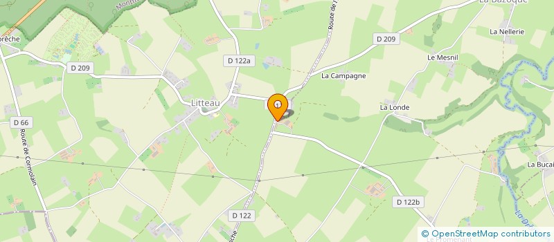 localisation de l'entreprise MONSIEUR MARCEL DAUCHELLE  LITTEAU