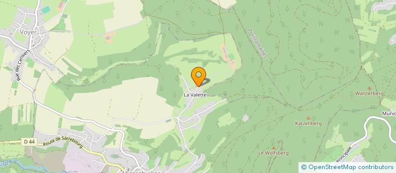 localisation de l'entreprise MONSIEUR MARCEL DAUER  ABRESCHVILLER