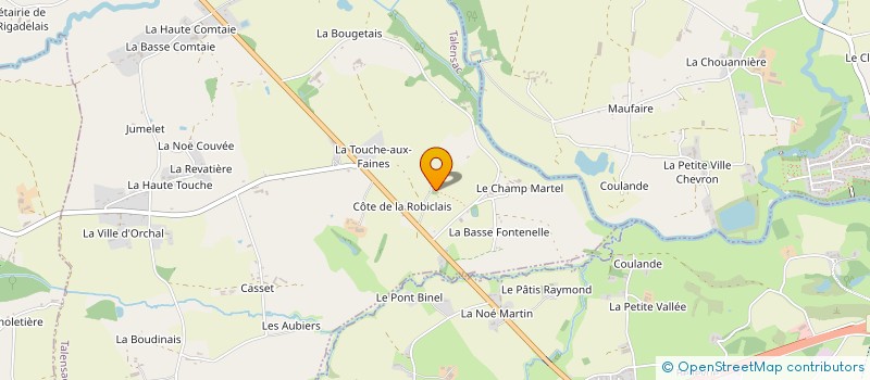 localisation de l'entreprise MONSIEUR MARCEL DAVID  BRETEIL