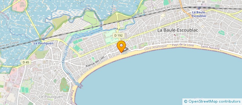 localisation de l'entreprise MONSIEUR MARCEL DAVY à LA BAULE-ESCOUBLAC