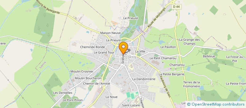localisation de l'entreprise MONSIEUR MARCEL DE JESUS à LORRIS