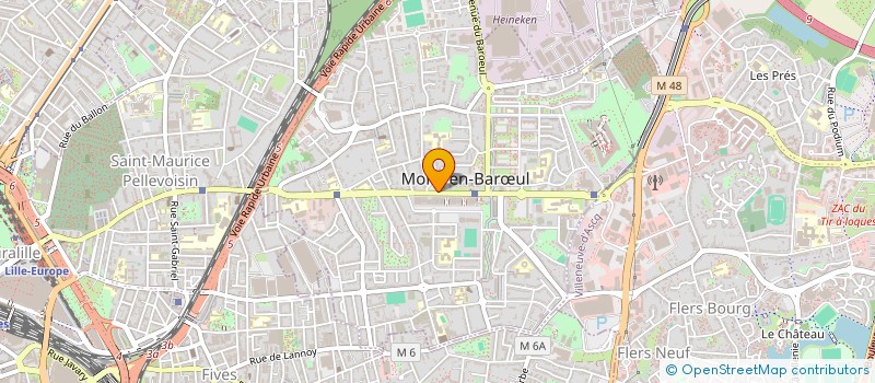 localisation de l'entreprise MONSIEUR MARCEL DEFIVES à MONS-EN-BARŒUL