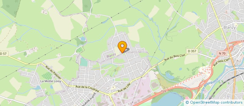 localisation de l'entreprise MONSIEUR MARCEL DEGANO  MONTCEAU-LES-MINES