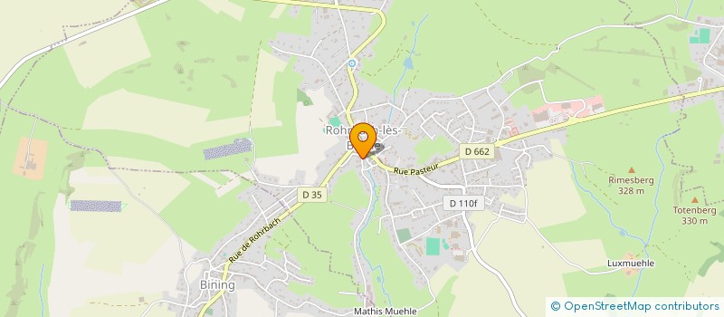 localisation de l'entreprise MONSIEUR MARCEL DEHLINGER à GROS-REDERCHING