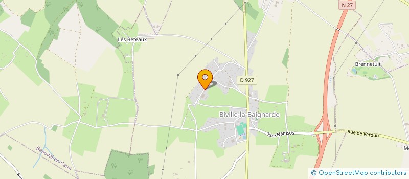 localisation de l'entreprise MONSIEUR MARCEL DELAFOSSE  BIVILLE-LA-BAIGNARDE