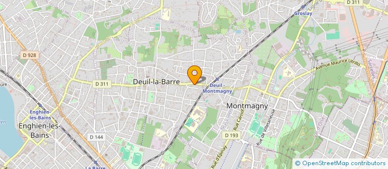 localisation de l'entreprise MONSIEUR MARCEL DELAITRE à DEUIL-LA-BARRE
