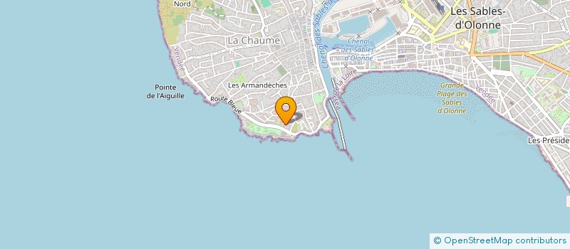 localisation de l'entreprise MONSIEUR MARCEL DELATTRE à LES SABLES D'OLONNE