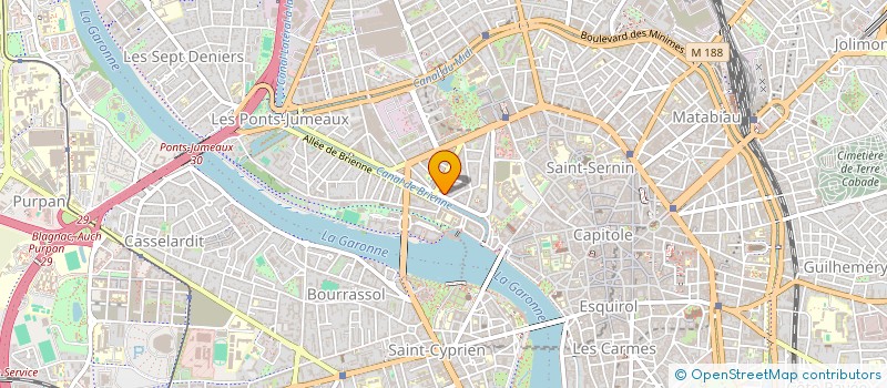 localisation de l'entreprise MONSIEUR MARCEL DELMAS à TOULOUSE