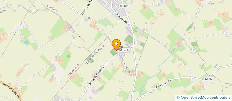 localisation de l'entreprise MONSIEUR MARCEL DELOS  COMINES