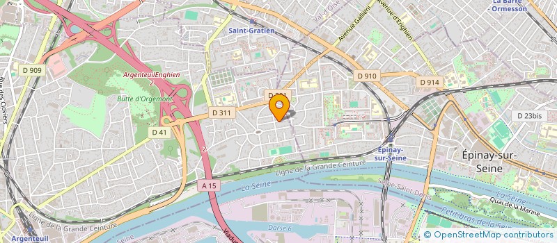 localisation de l'entreprise MONSIEUR MARCEL DELVAUX  ARGENTEUIL