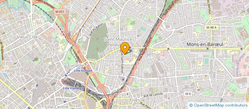 localisation de l'entreprise MONSIEUR MARCEL DERNONCOURT à LILLE