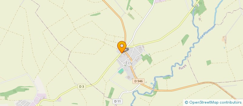 localisation de l'entreprise MONSIEUR MARCEL DERVIN  ECLY