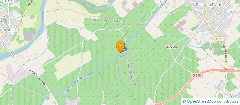 localisation de l'entreprise MONSIEUR MARCEL DESCOSSY  SAINT-GENIS-DES-FONTAINES