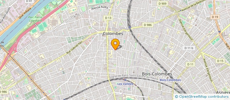 localisation de l'entreprise MONSIEUR MARCEL DESNEUX à COLOMBES