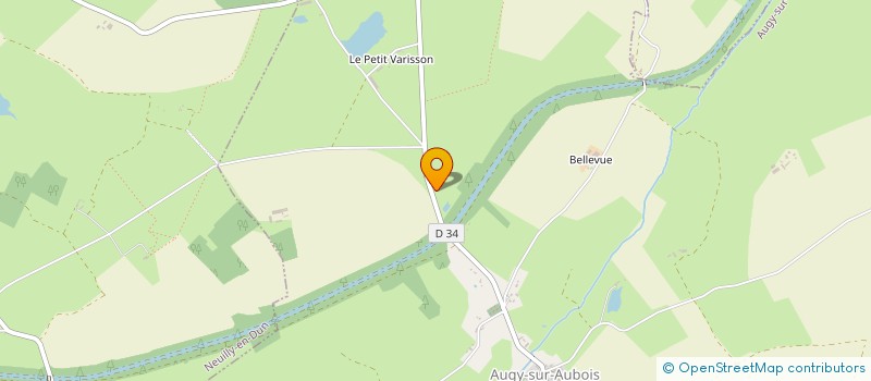 localisation de l'entreprise MONSIEUR MARCEL DESSEIGNE à AUGY-SUR-AUBOIS