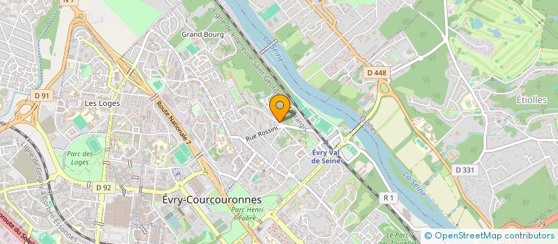 localisation de l'entreprise MONSIEUR MARCEL DESSIAUME  EVRY-COURCOURONNES