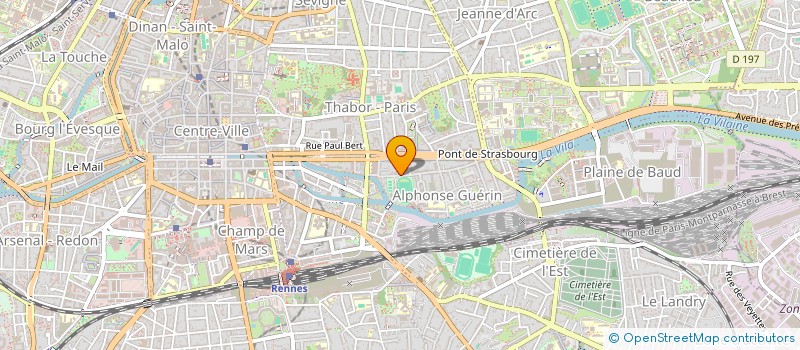 localisation de l'entreprise MONSIEUR MARCEL DINAHET  RENNES