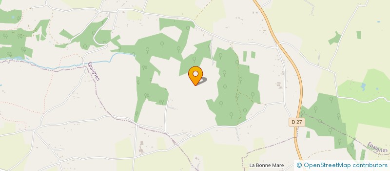 localisation de l'entreprise MONSIEUR MARCEL DONADILLE  LA CHAPELLE-BAYVEL