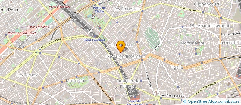 localisation de l'entreprise MONSIEUR MARCEL DORARD à PARIS